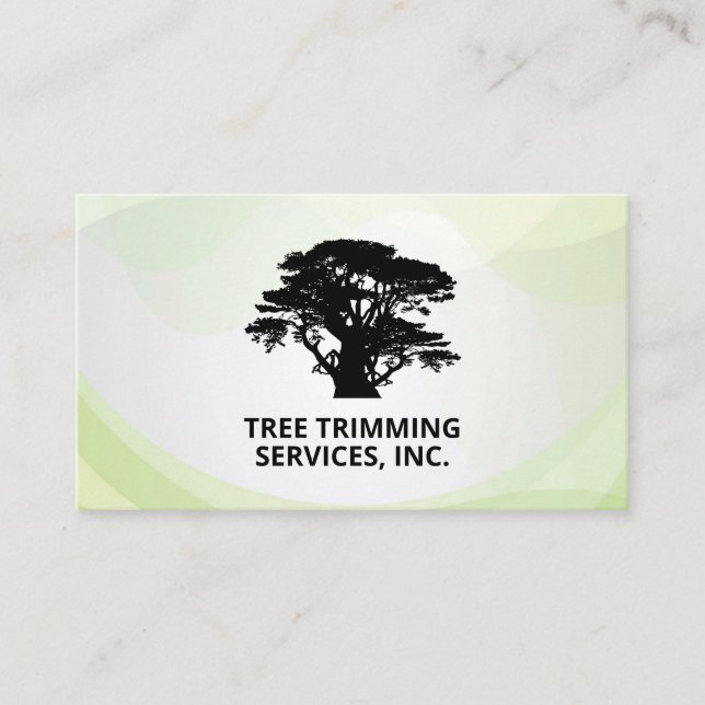 Tree Logo | Landscaping Business Card (Front)