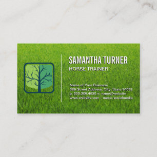 Tree Logo Lawn Business Card