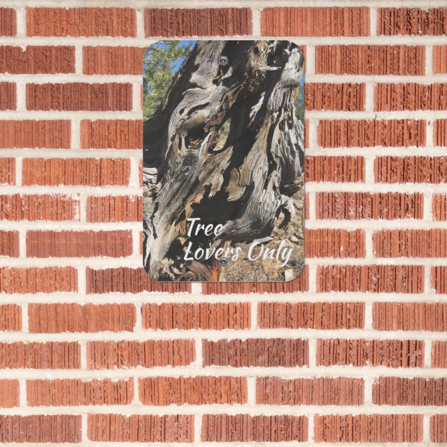Tree Lovers Only Woodland Nature Lover Metal Sign (In Situ(Brick))