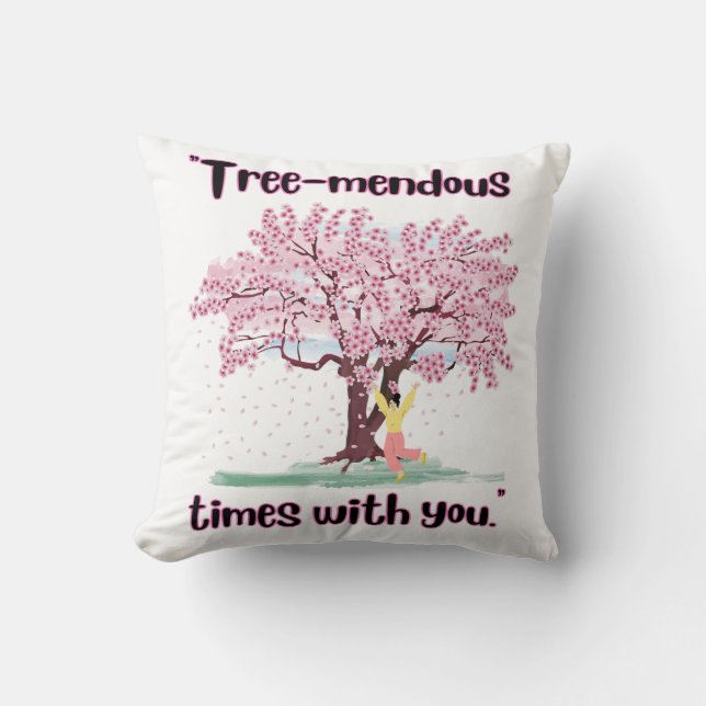 TREE MENDOUS THROW PILLOW (Front)