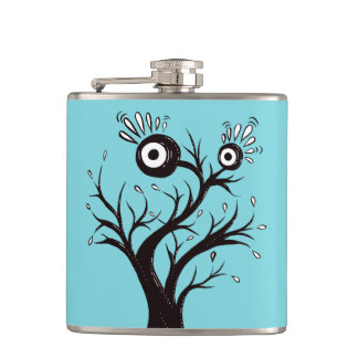 Tree Monster Weird Ink Drawing Flask