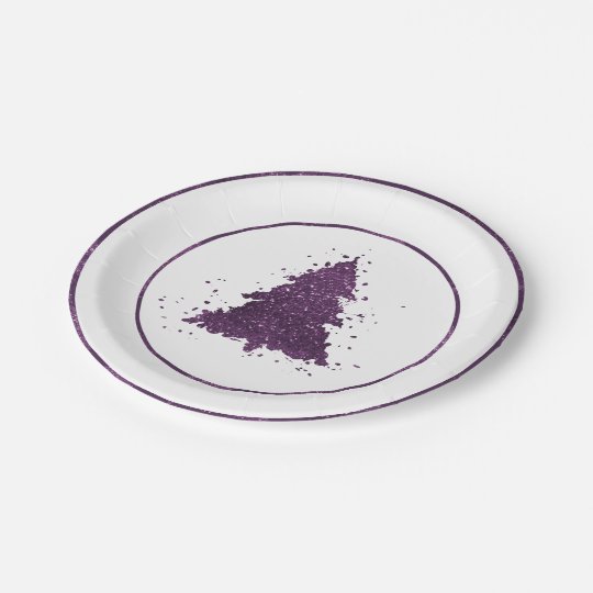 plum colored paper plates