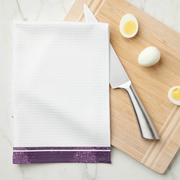 Tree Moody Decor Eggplant Purple Plum Christmas Kitchen Towel