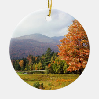 Tree Mount Mansfield Vermont Ceramic Ornament