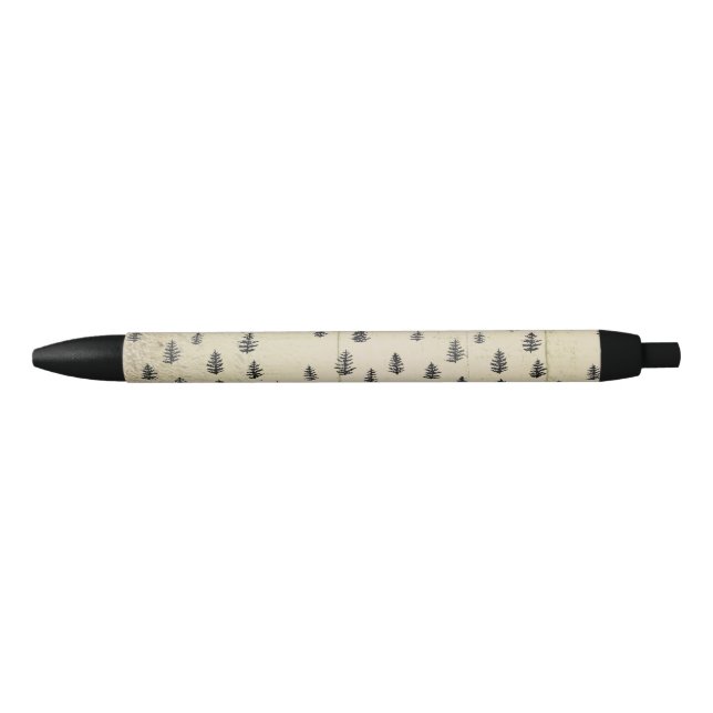 Tree Mountain Illustration Pattern Rustic Pen (Front)