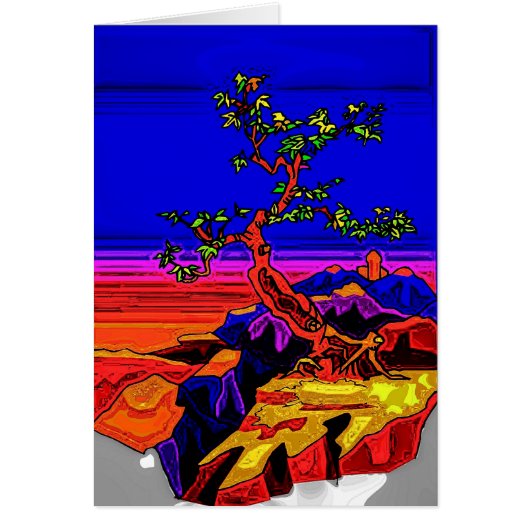Tree & Mountains Cards (Front)