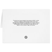 Tree nature art cards (Back Horizontal)