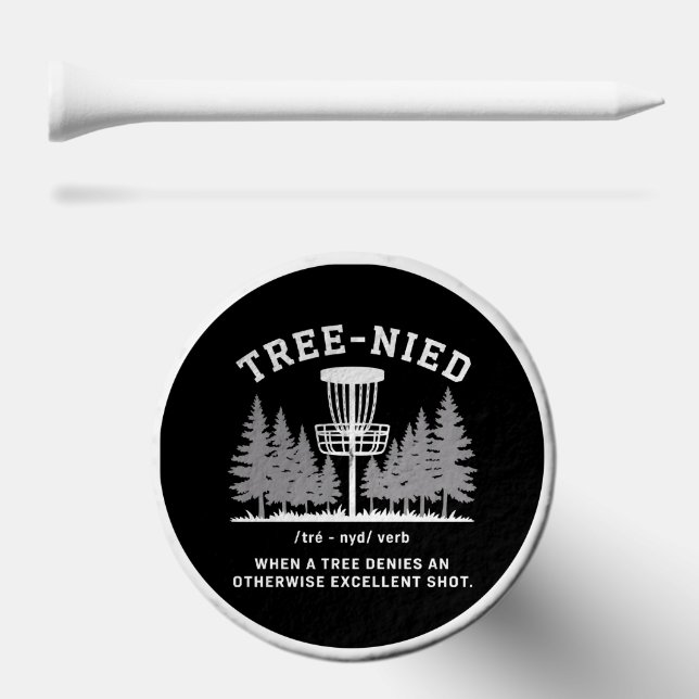Tree Nied Disc Golf Funny Stupid Tree-nied  Tees (Combo (Horz))