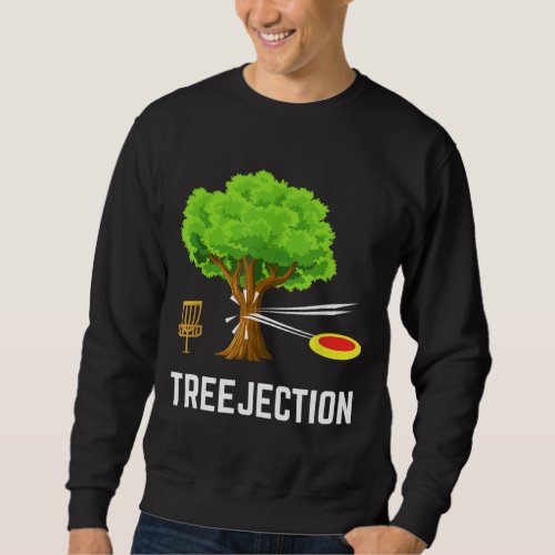 Tree Nied Funny Disc Golf for Men Women  Kids Sweatshirt