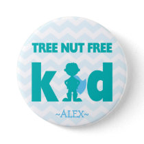 Tree Nut Free Superhero Boy Button