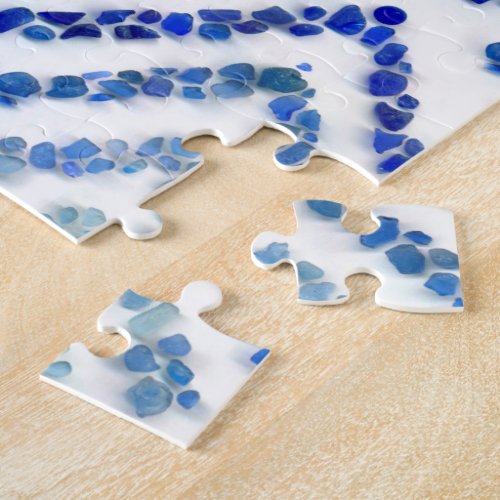 Tree_o_metric sea glass _ blue jigsaw puzzle