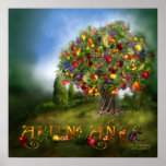 Tree Of Abundance Art Poster/Print Poster