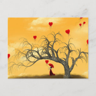 Tree of Broken Hearts Postcard