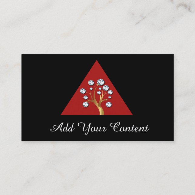 Tree of Diamonds Business Card Logo (Front)