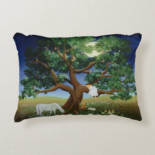 Tree of Dreams 1994 Decorative Pillow (Front)
