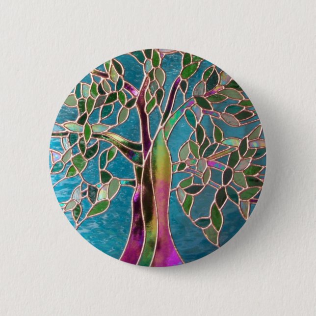 Tree of Enchantment Badge Pinback Button (Front)