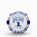 Tree of Family Love - 65th / 45th Anniversary Acrylic Award<br><div class="desc">Tree of Family Love... .65th /45th Sapphire Wedding Anniversary Award. A beautiful way to show your parents / grandparent how much they truly mean to you and all the family. If you need HELP with anything on this design PLEASE CONTACT ME at my direct email below. ⭐This Product is 100%...</div>