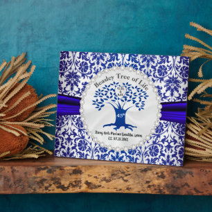 Tree of Family Love - 65th / 45th Anniversary Plaque