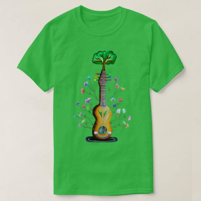 Tree of Flowering Music  T-Shirt (Design Front)