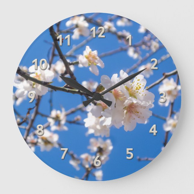 Tree of Flowers wall clock (Front)