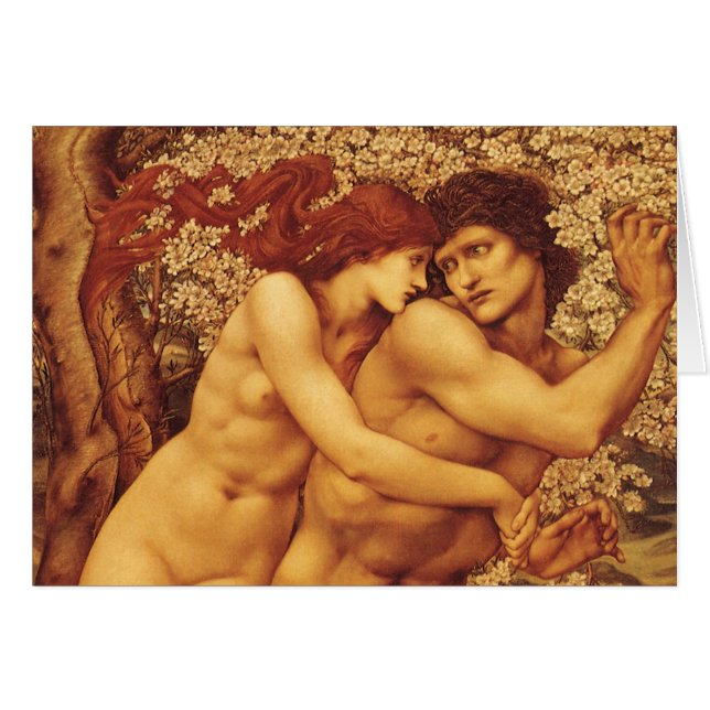 Tree of Forgiveness, Sir Edward Coley Burne-Jones Cards (Front Horizontal)