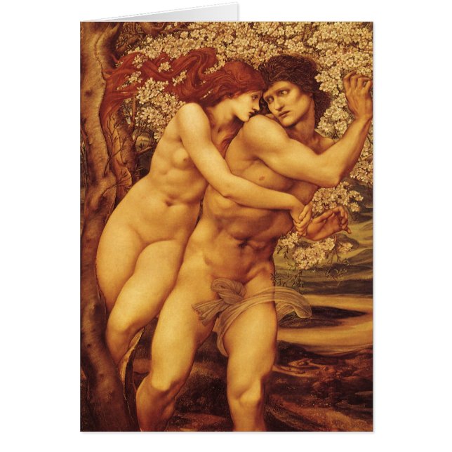 Tree of Forgiveness, Sir Edward Coley Burne-Jones Cards (Front)