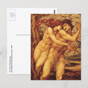 Tree of Forgiveness, Sir Edward Coley Burne-Jones Postcard