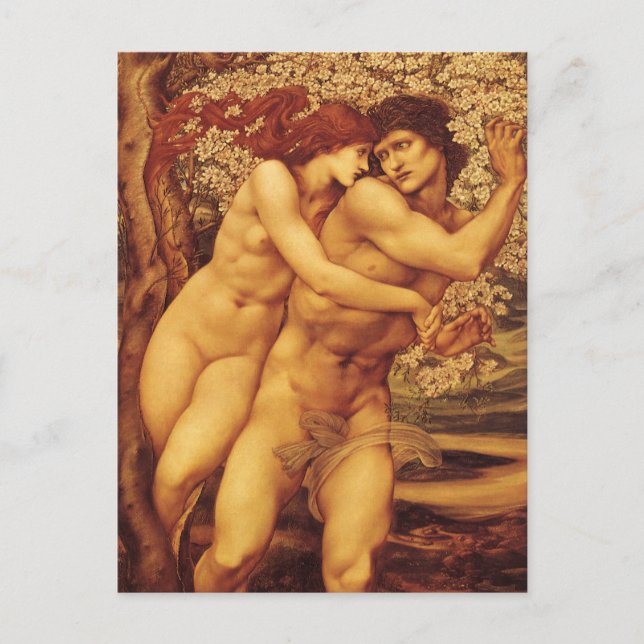 Tree of Forgiveness, Sir Edward Coley Burne-Jones Postcard (Front)