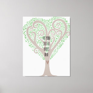 Tree of Hearts Canvas Print