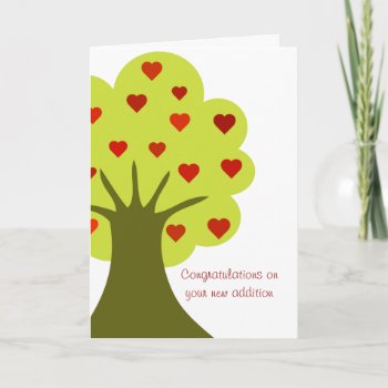 Tree Of Hearts Card by rdwnggrl at Zazzle