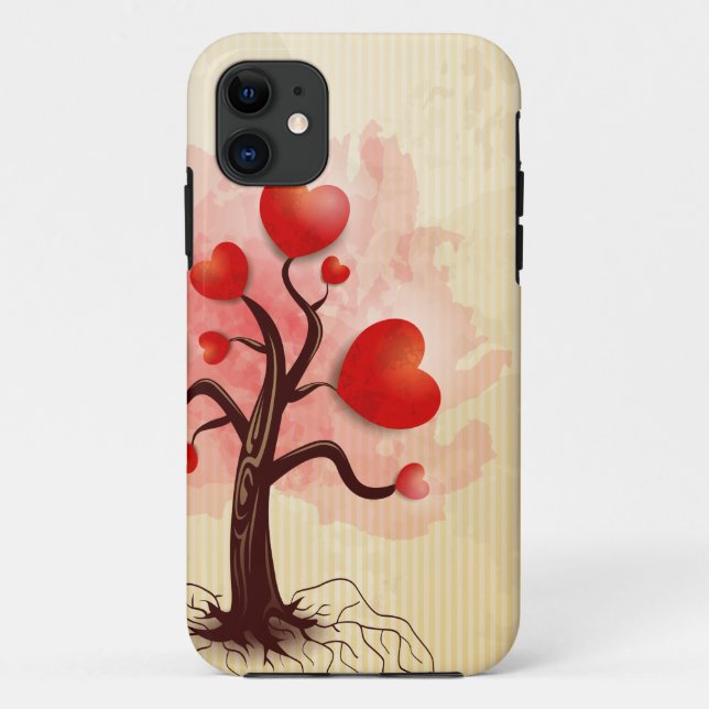 Tree of Hearts Case-Mate iPhone Case (Back)