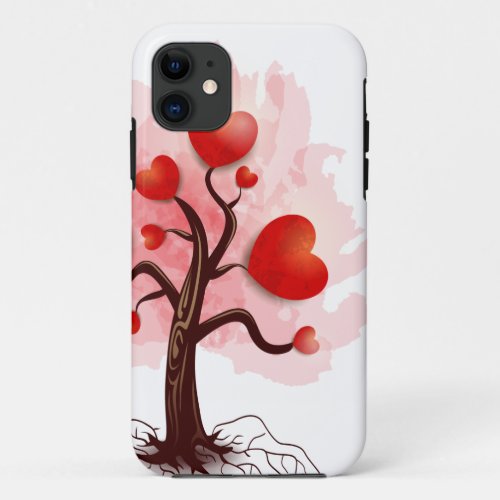 Tree of Hearts iPhone 11 Case