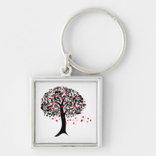 Tree of Hearts Keychain