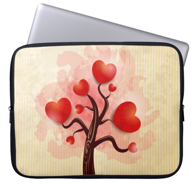 Tree of Hearts Laptop Sleeve (Front)