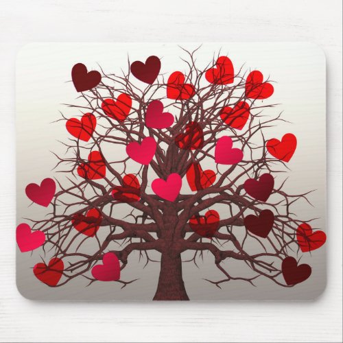 Tree of Hearts Mouse Pad