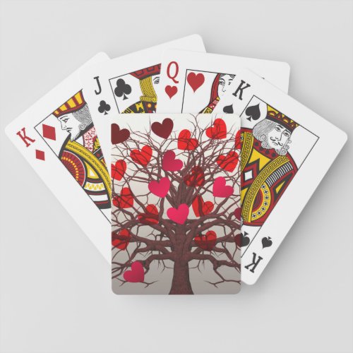 Tree of Hearts Playing Cards