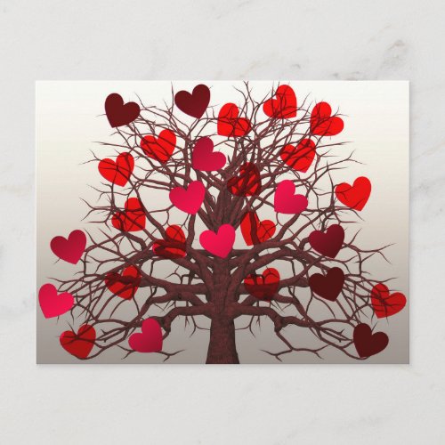 Tree of Hearts Postcard