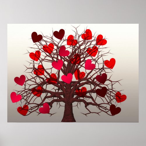 Tree Of Hearts Poster