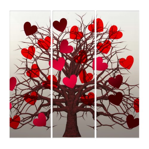 Tree of Hearts Triptych