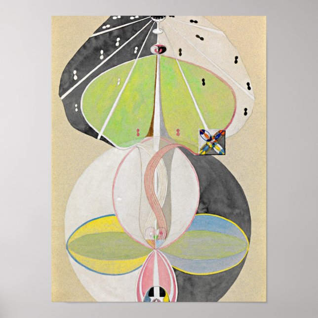 Tree of Knowledge, No.2, 1915 by Hilma af Klint Poster (Front)
