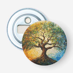 Tree of Knowledge - Oil Painting Bottle Opener