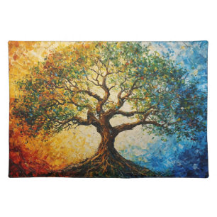 Tree of Knowledge - Oil Painting Cloth Placemat
