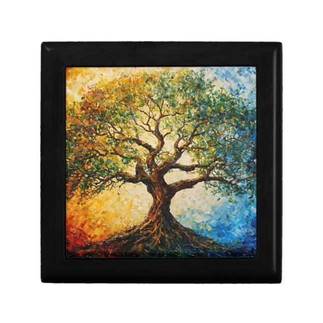 Tree of Knowledge - Oil Painting Gift Box (Front)