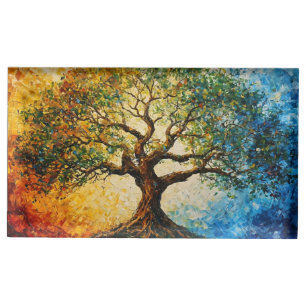 Tree of Knowledge - Oil Painting Place Card Holder