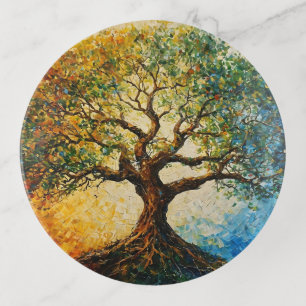 Tree of Knowledge - Oil Painting Trinket Tray
