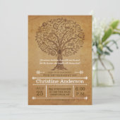 Tree of Knowledge Teacher Retirement Invitation | Zazzle