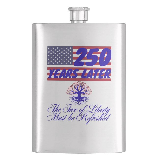 Tree of Liberty Flask (Front)