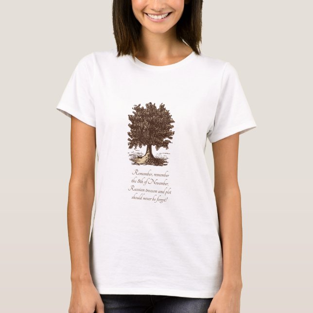 Tree of Liberty Treason & Plot Tee Shirt (Front)