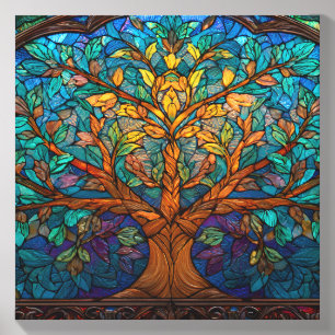 Tree of life 16X16 Art Canvas Wrap Photo Tile