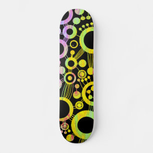 Tree of Life Abstract - Color Tex 01 Skateboard